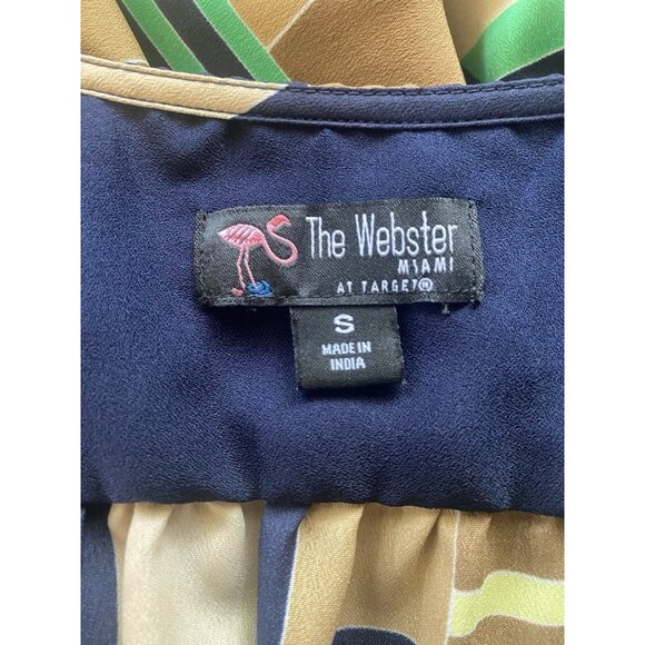 The Webster Miami Target Faux Wrap Dress Geometric Art Deco Womens Size S Small - Picture 11 of 13